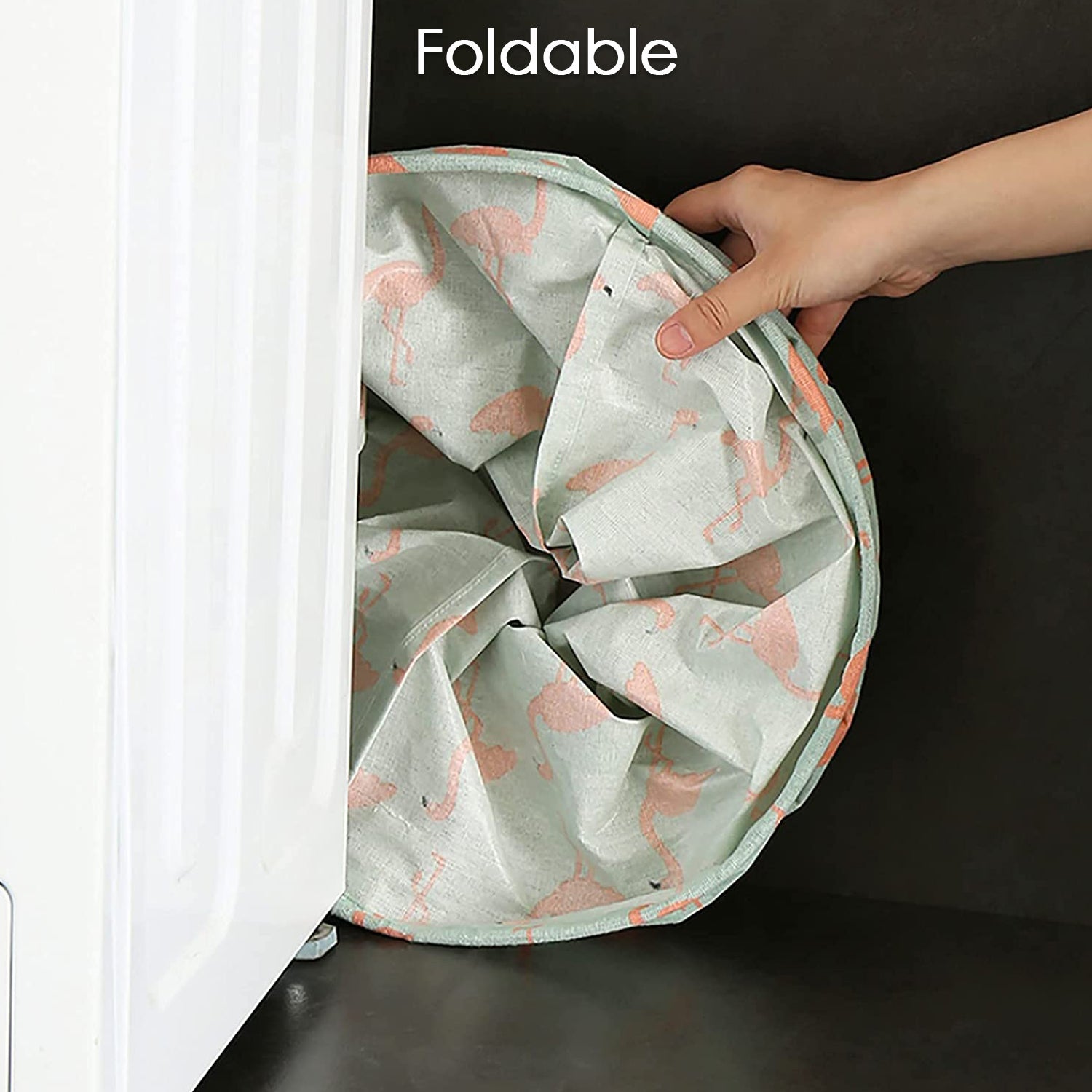 6276 Durable and Collapsible Laundry storage Bag with Handles Clothes & Toys Storage Foldable Laundry Bag for Dirty Clothes. DeoDap 6276 Durable and Collapsible Laundry storage Bag with Handles Clothes & Toys Storage Foldable Laundry Bag for Dirty Clothes. DeoDap